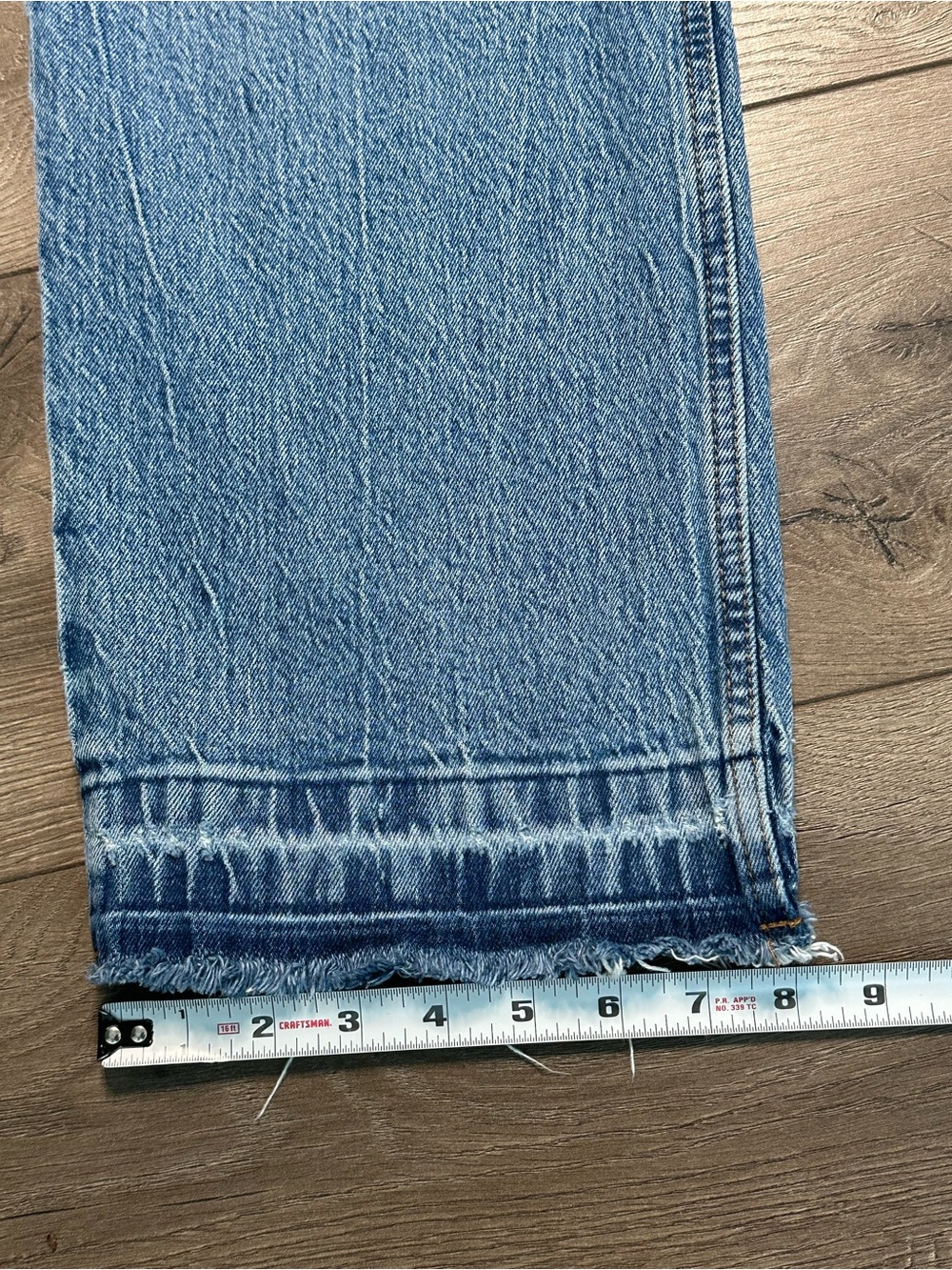 Abercrombie & Fitch The Baggy Low Rise Curve Love Stretch Blue Jeans Size 28 - Picture 11 of 11